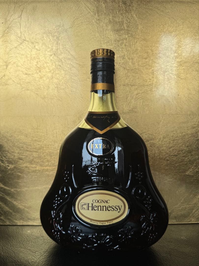 未開栓 Hennessy EXTRA 金キャップ グリーンボトル 700ml古酒