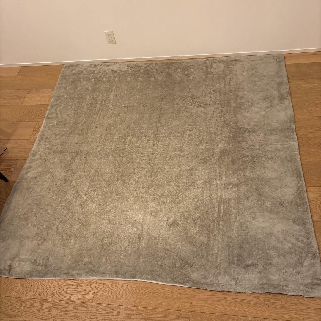 【無印良品】こたつ・ダイニングローテーブル★こたつ布団・カーペット付き3点セット