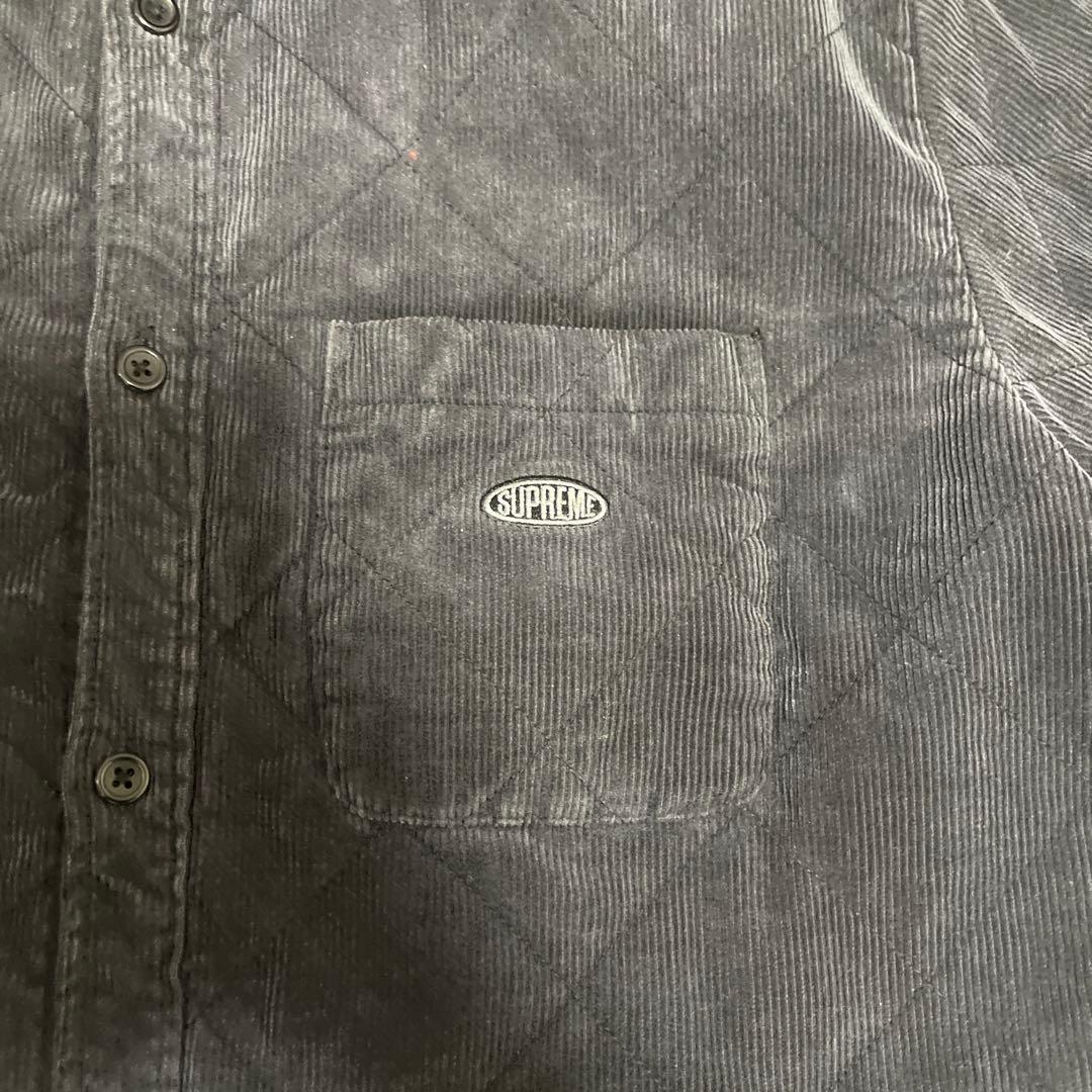 Supreme 22FW キルティング コーデュロイ アウター ジャケット L