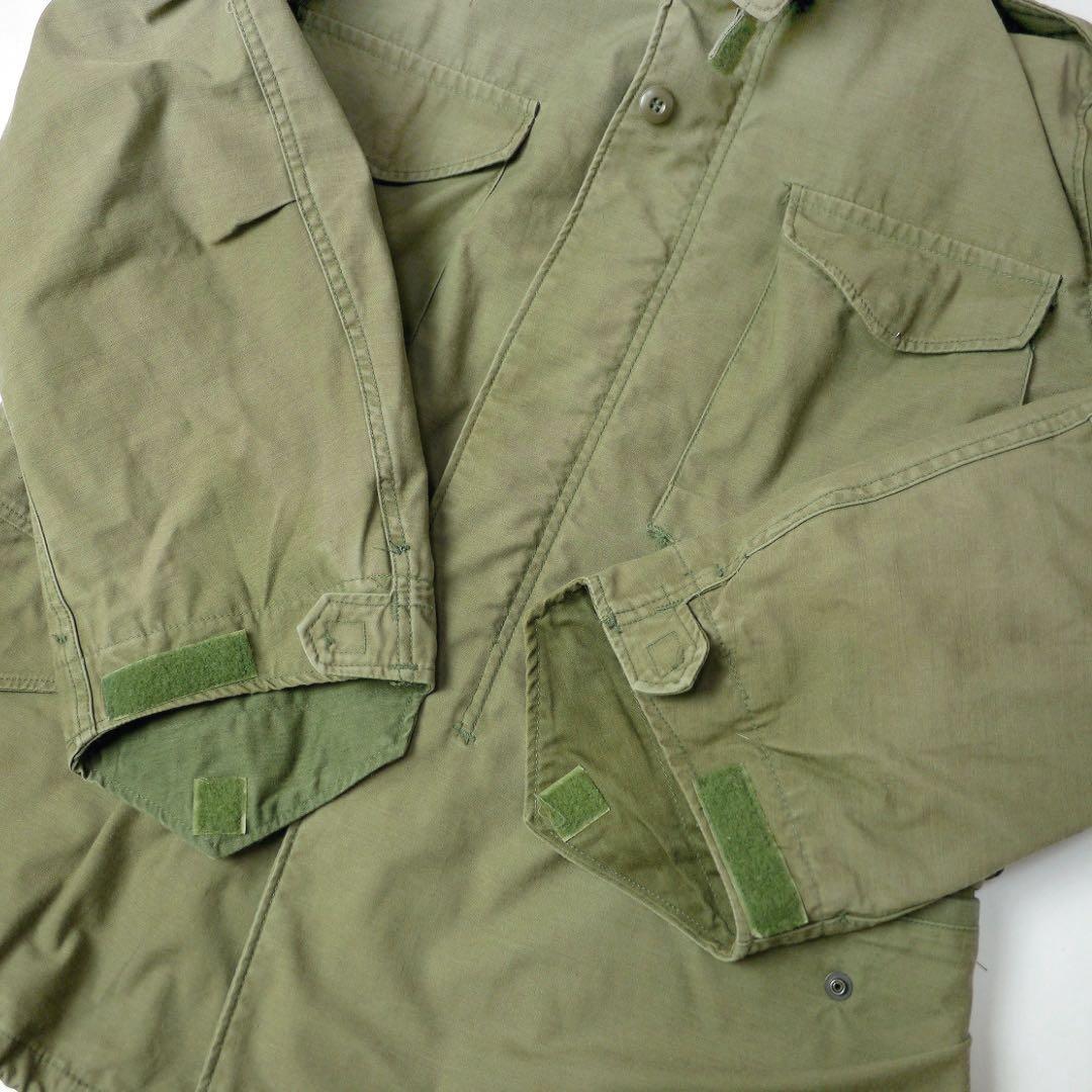 80sビンテージM-65ミリタリー米軍フィールド ジャケット3RD軍物M-R古着