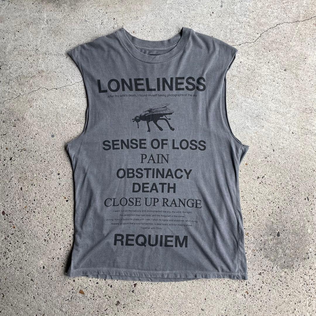 Christian DADAプリントタンクトップ グレー