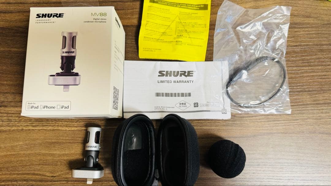 【ほぼ新品】SHURE MV88