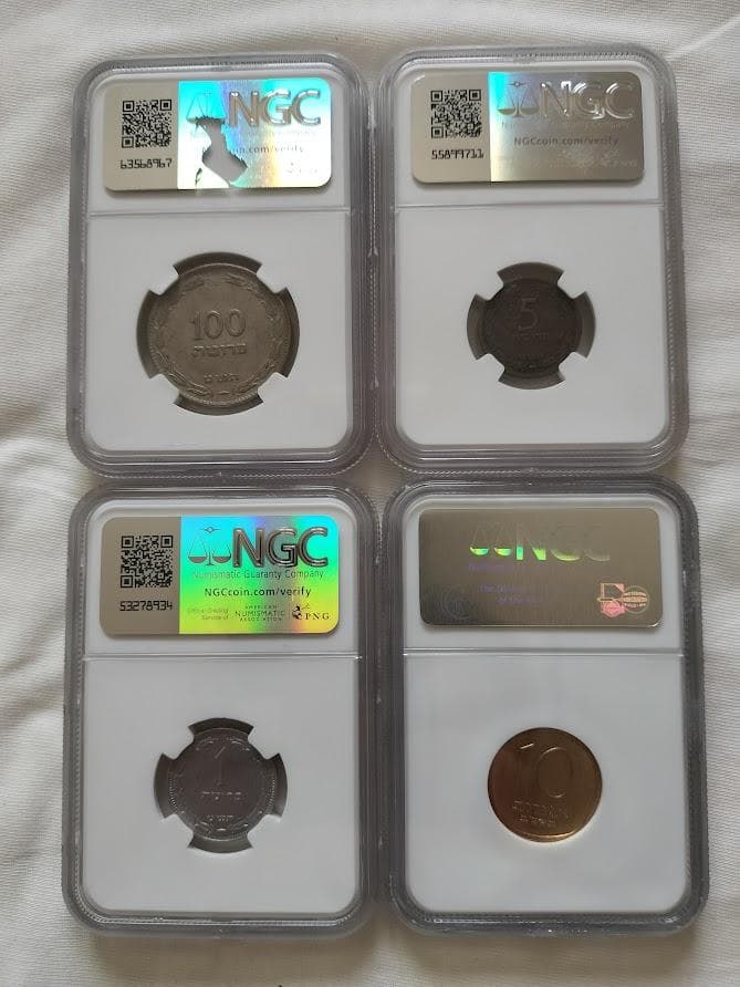 T*N様 NGC イスラエル 4枚セット