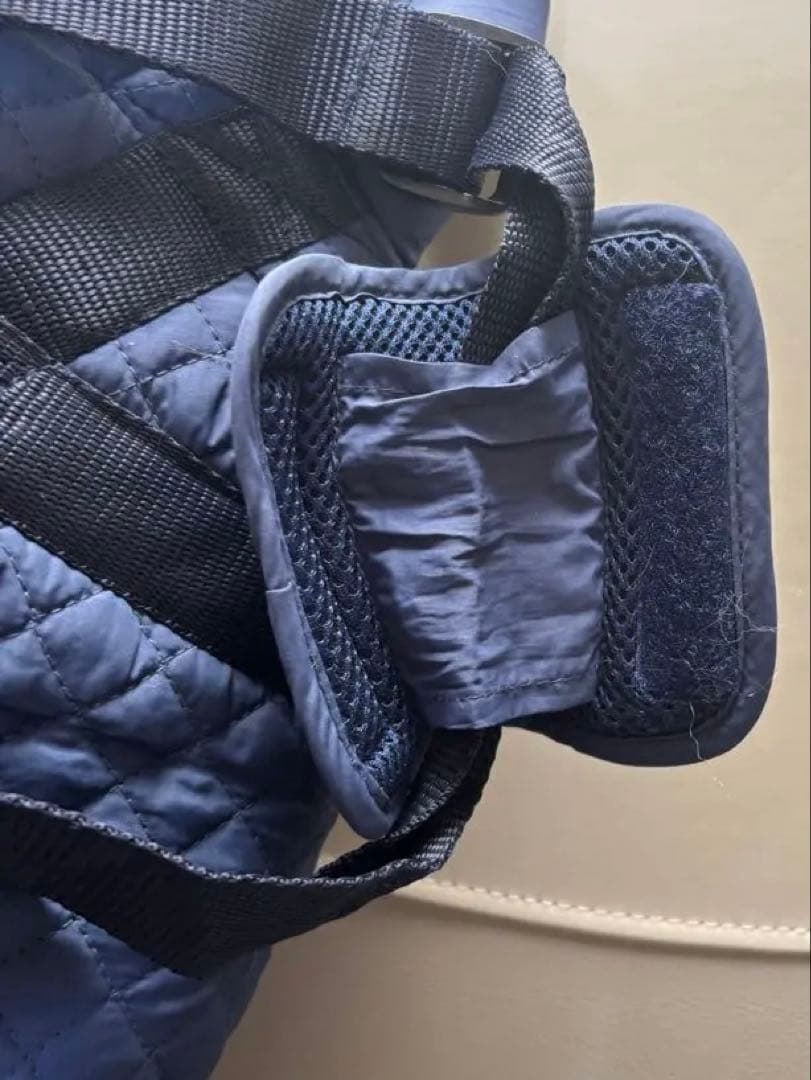 大型犬。ポンポリース全身介護用ハーネス キルトネイビー８号