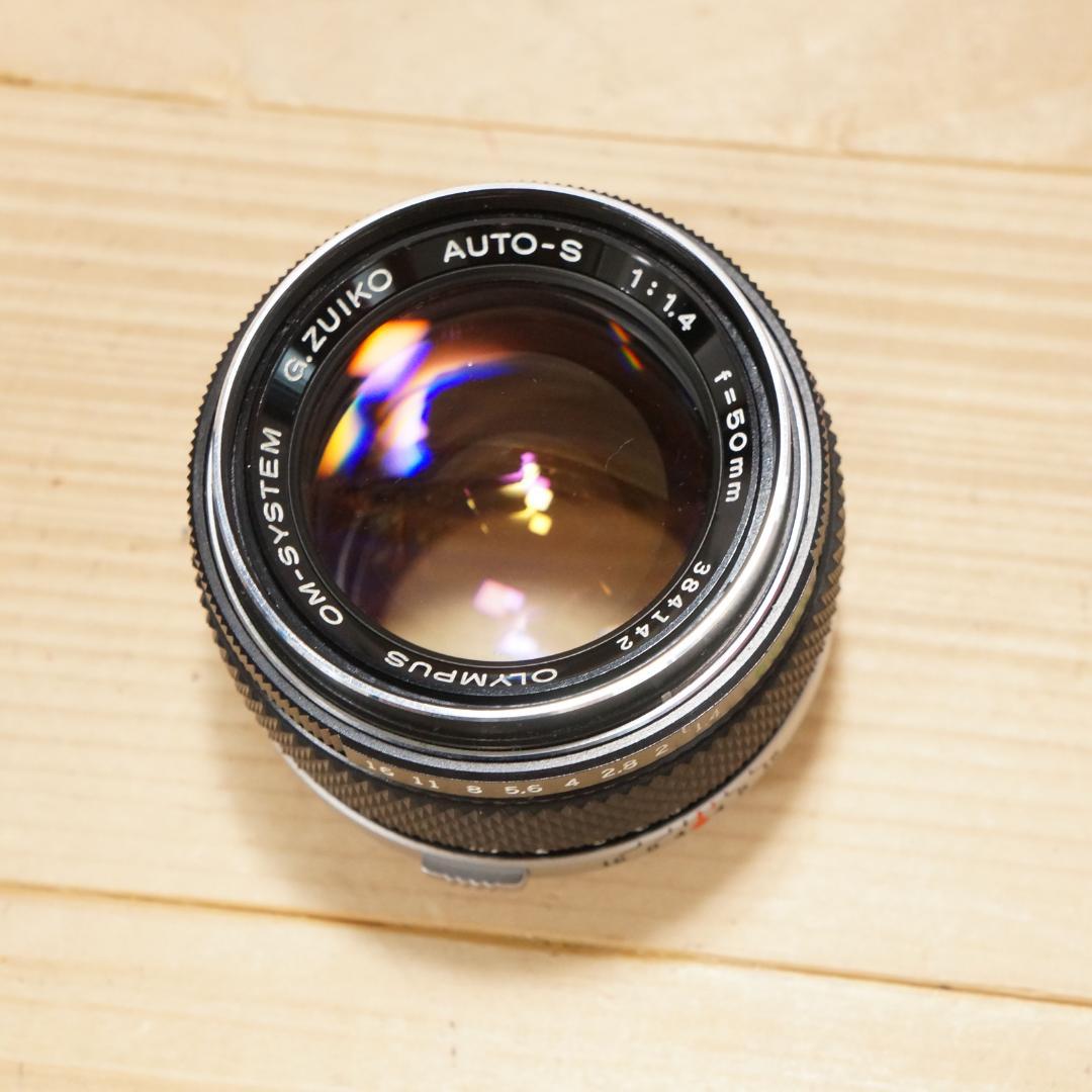 【動作確認済/説明書付】OLYMPUS OM-1 変圧アダプタ付き