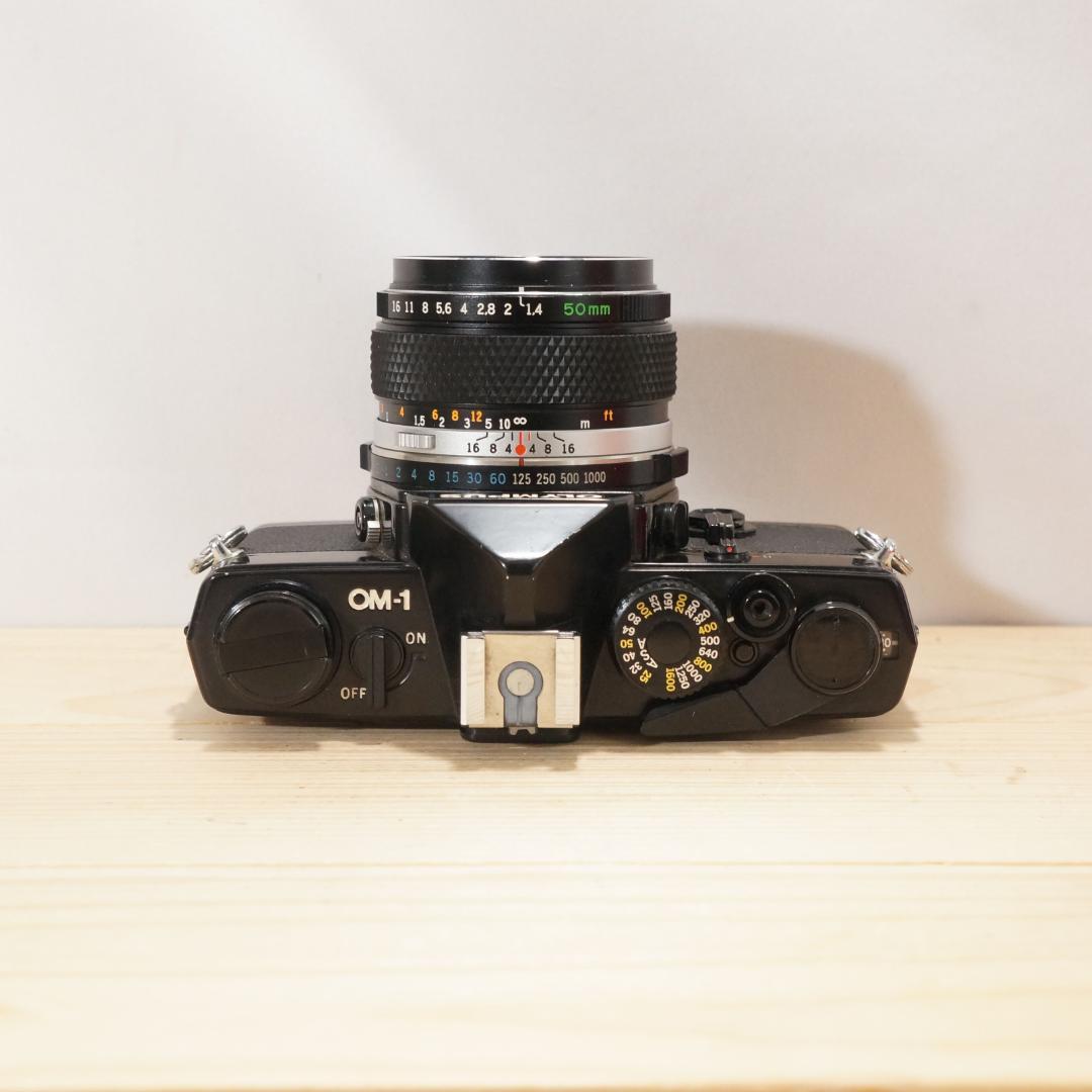 【動作確認済/説明書付】OLYMPUS OM-1 変圧アダプタ付き