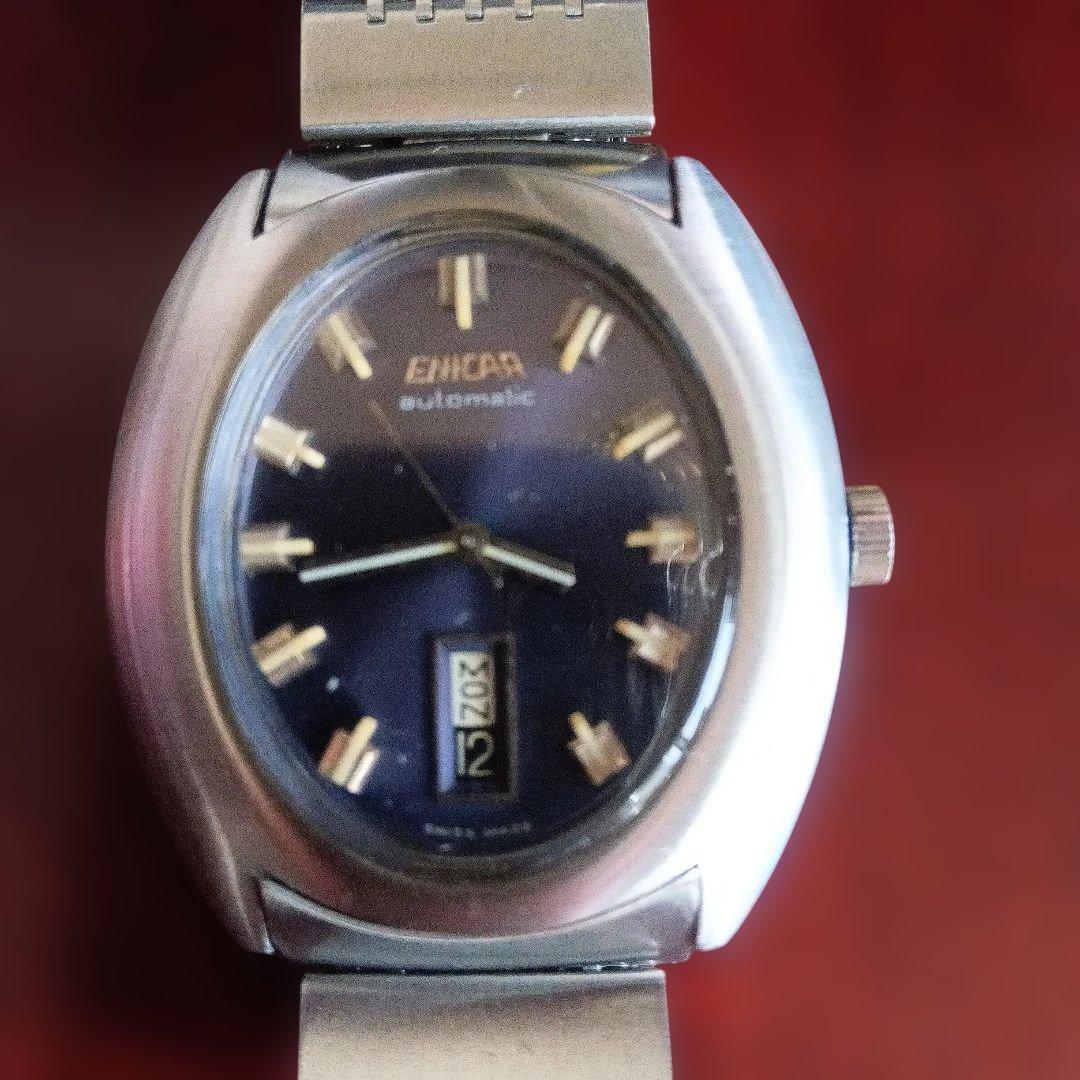 ENICAR 自動巻き腕時計 swiss
