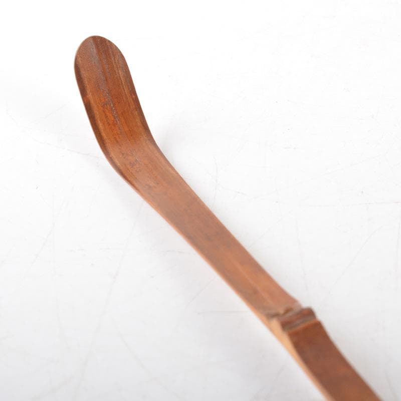 茶道具　淡完作　茶杓　紫野長谷川寛州書付　共筒・共箱　C　5180