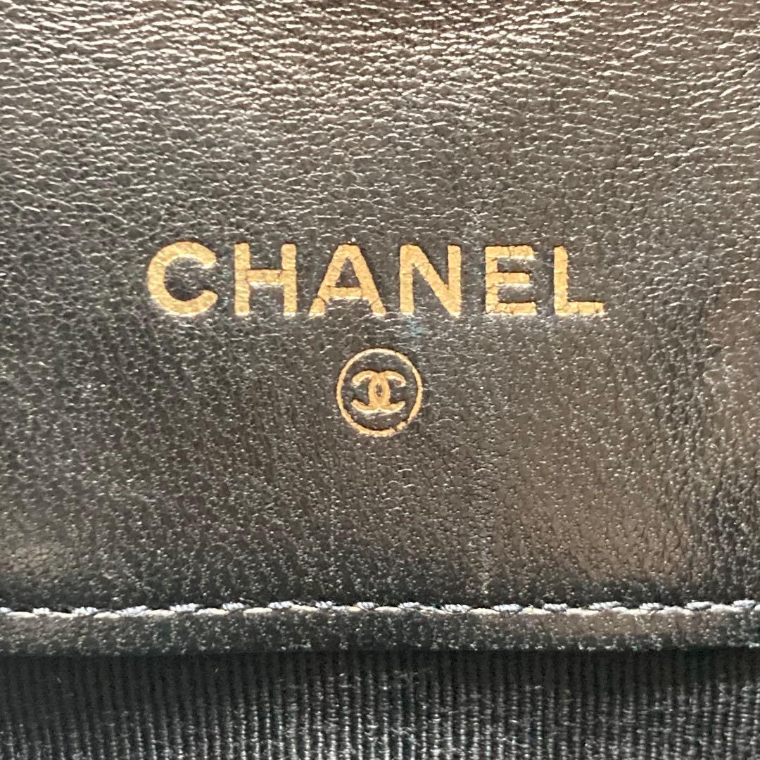 CHANEL シャネル ココマーク マトラッセ ビコローレ サテン ケース