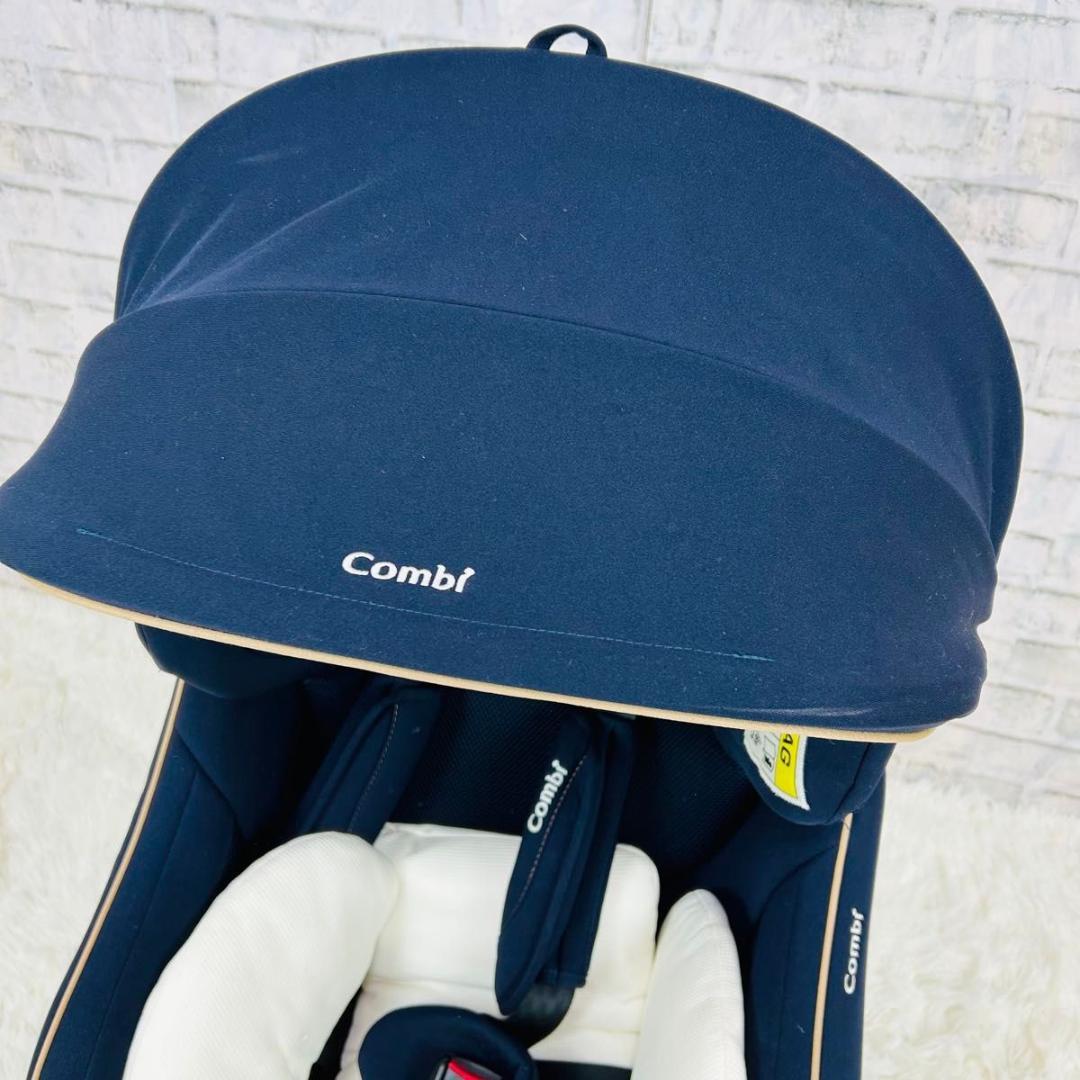 美品 Combi チャイルドシート クルムーヴ スマート エッグショック 紺色