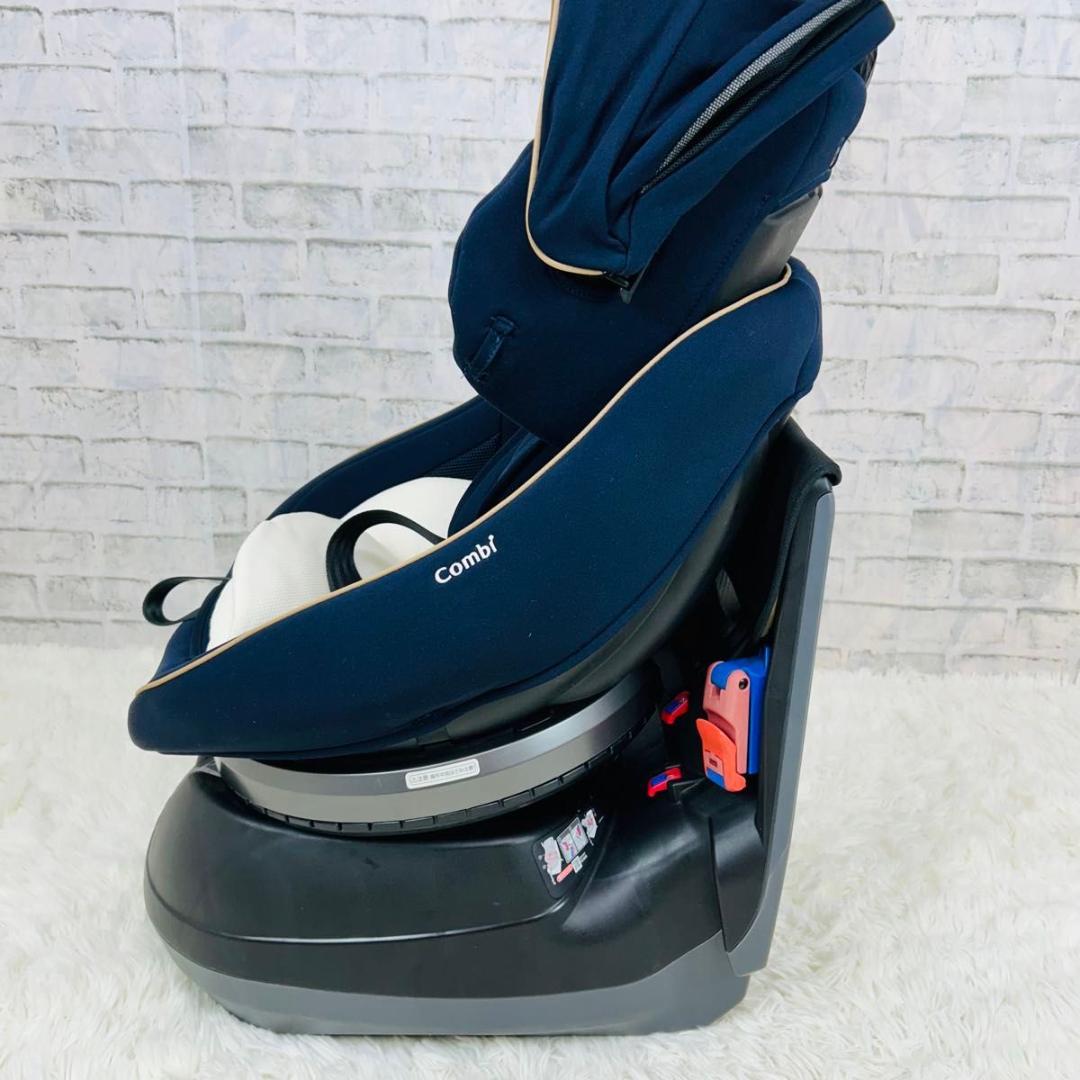 美品 Combi チャイルドシート クルムーヴ スマート エッグショック 紺色