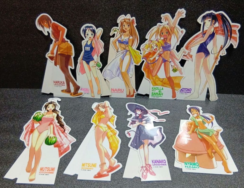 ラブひな　卓上ポップ　POP　ポップ　成瀬川なる　前原しのぶ　9枚セット　10人