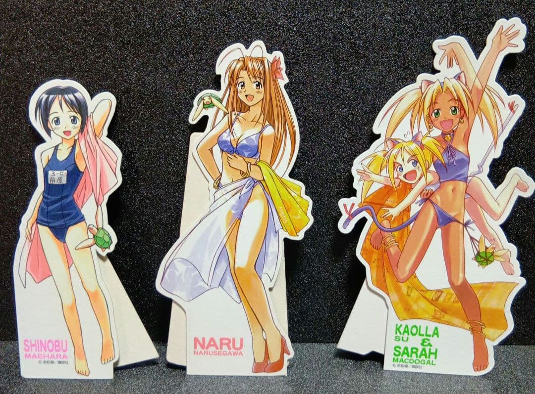 ラブひな　卓上ポップ　POP　ポップ　成瀬川なる　前原しのぶ　9枚セット　10人