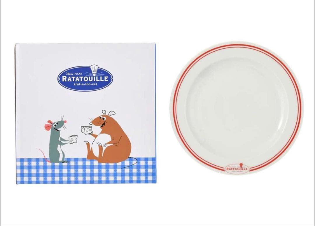 レミーのおいしいレストラン お皿 プレート 2枚