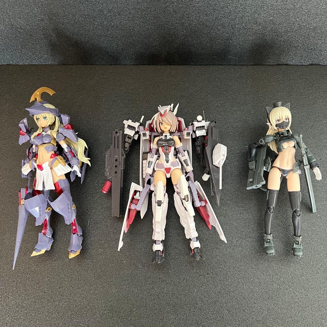 ナ*シ様 コトブキヤ　美プラ素組み完成品3体　まとめ売り　金剛、ドゥルガー、アル