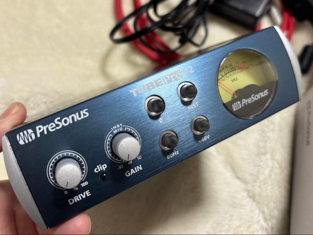 PreSonus TUBE PRE 2 ＋ XLRメス-ステレオフォン