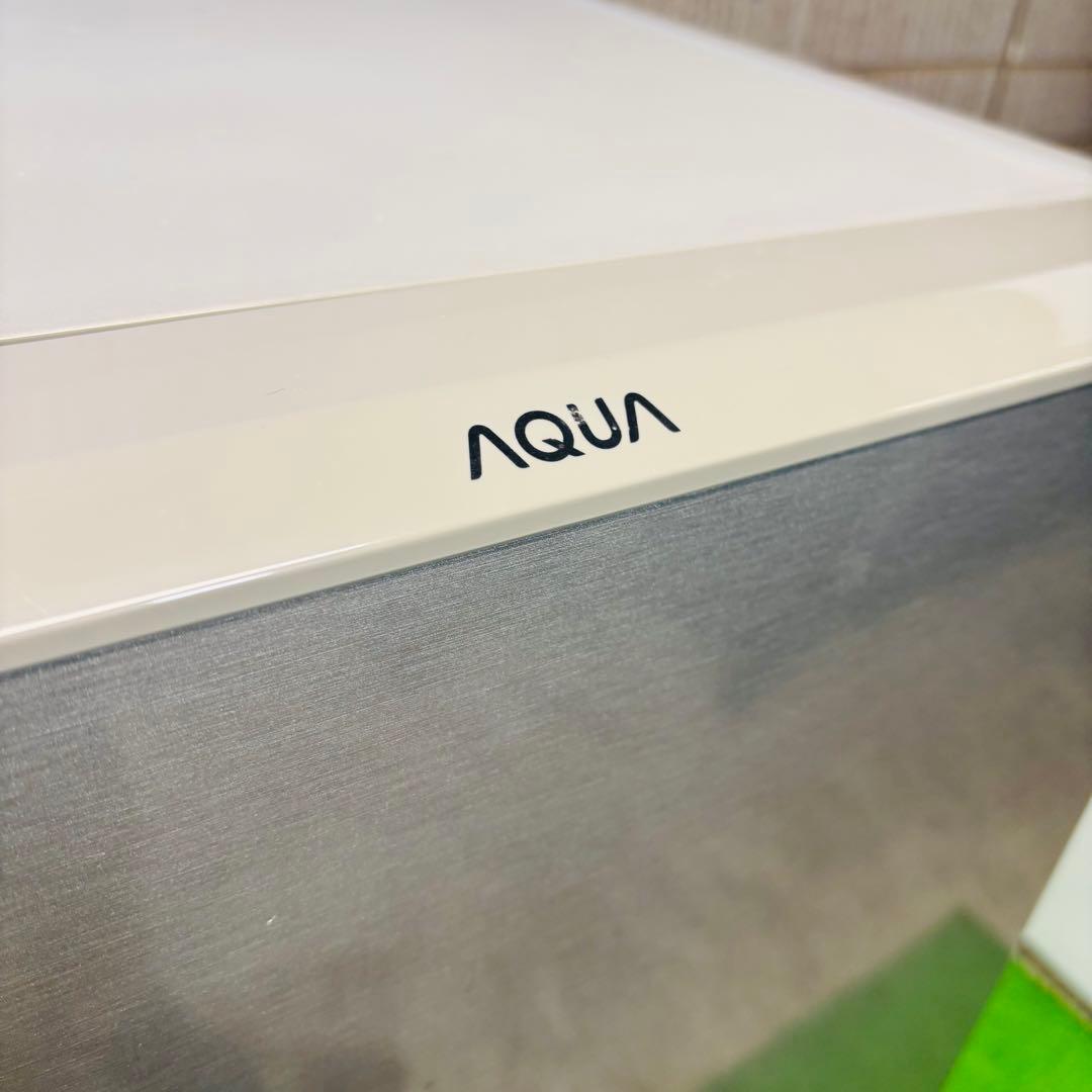 AQUA 126L 冷蔵庫 人気モデル シルバー 耐熱天板【地域限定配送無料】
