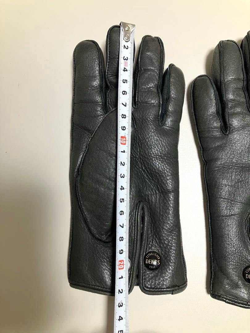 DENTS デンツ手袋　レザーグローブ　ディアスキン　ラビットファー