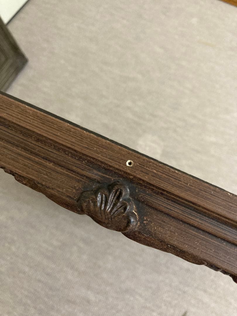 アンティーク 高級額縁 クラシック木製写真額縁 ブラウン