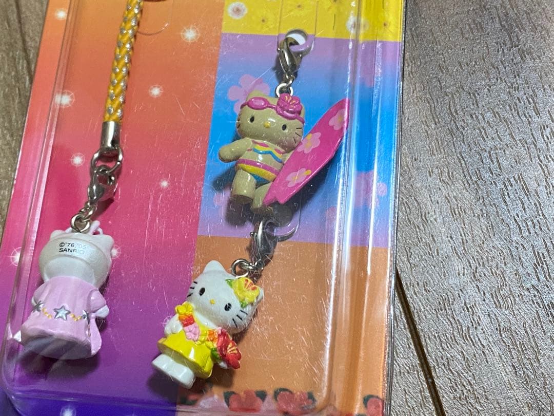 ハローキティ ストラップ 根付 ねつけ KTネツケ4P 7アソート KGC