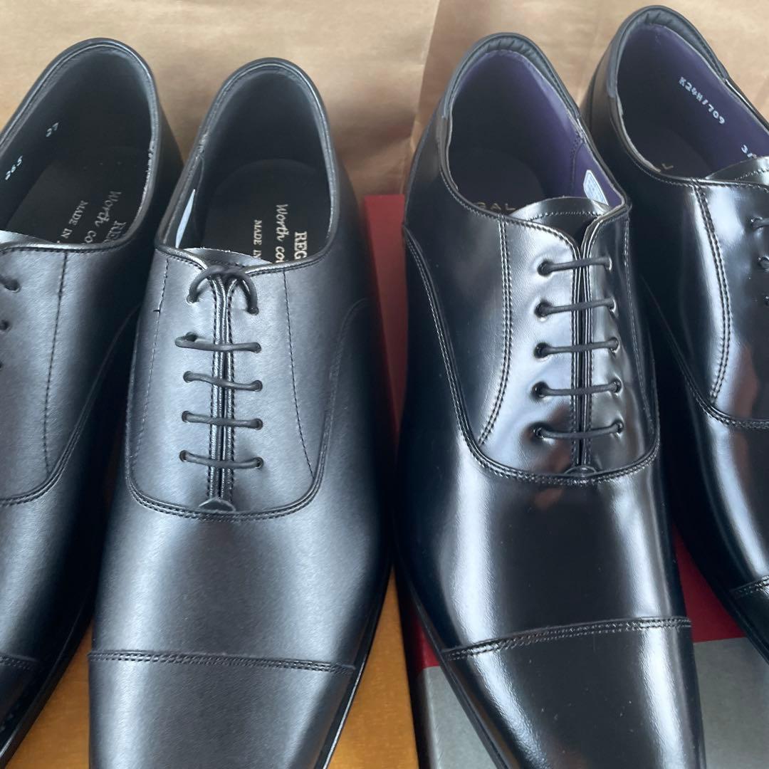 リーガル　V265 31TR ブラック　27CM 2足セット