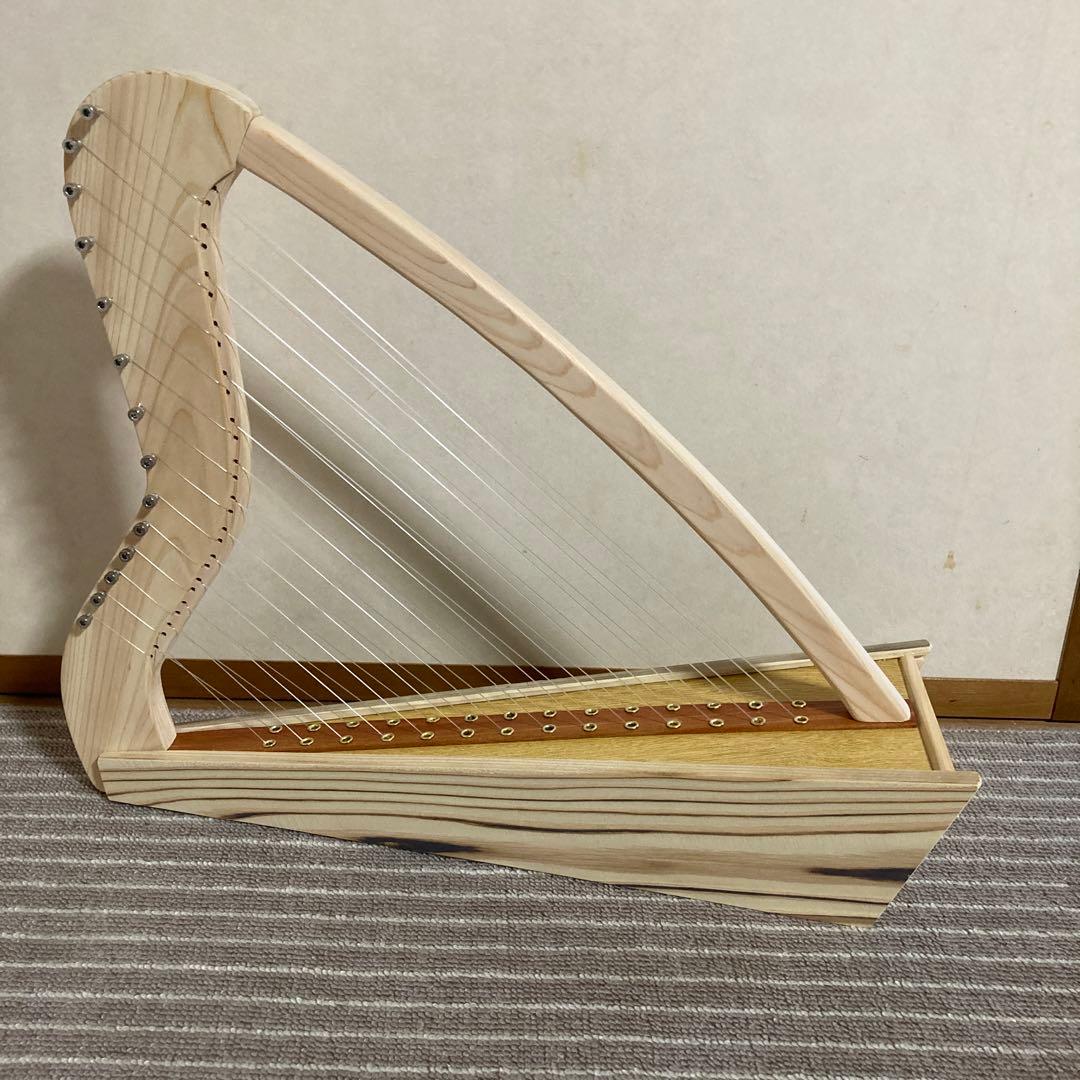 ほのぼの工房の複弦ハープ