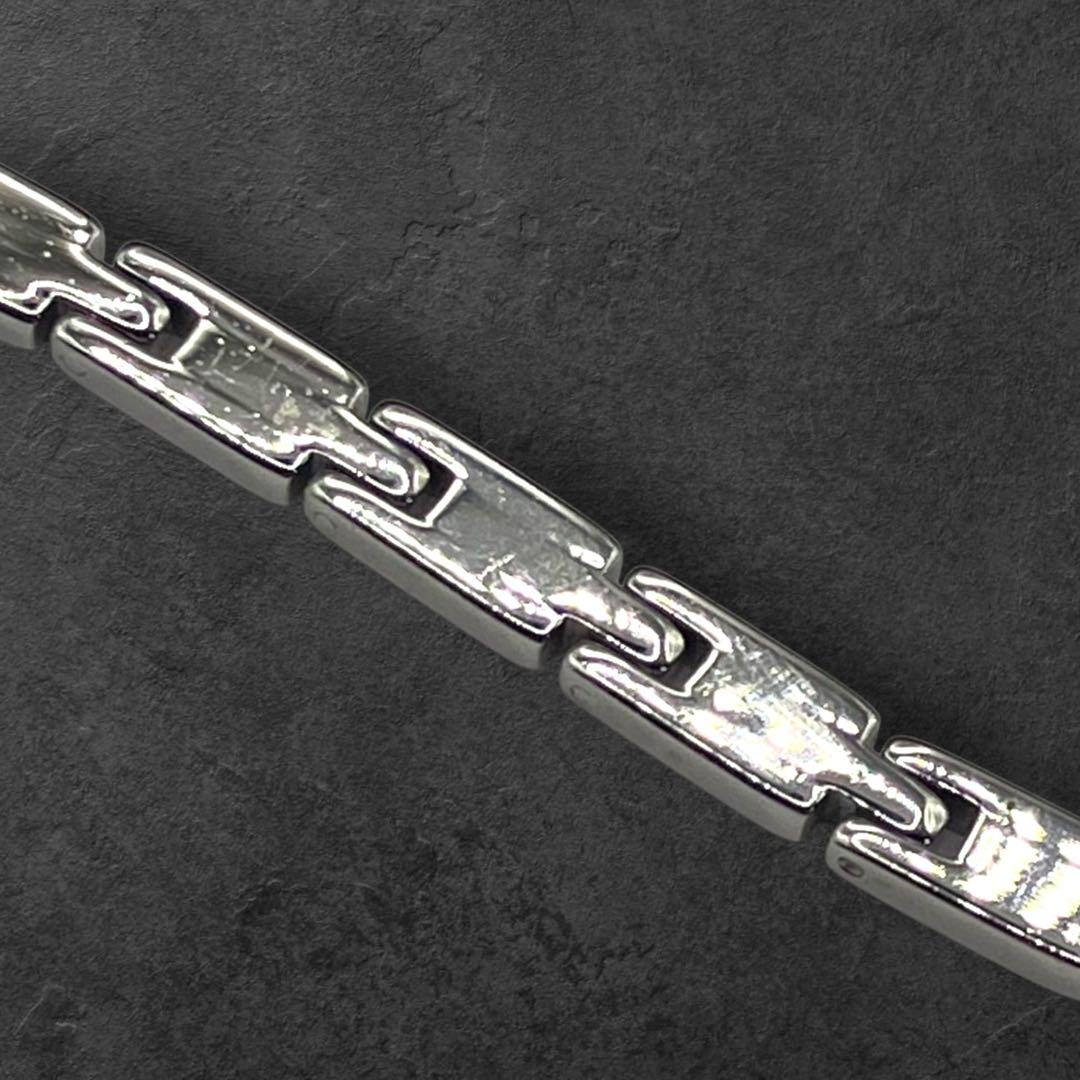 GIVENCHY ジバンシィ ロゴ プレート ブレスレット シルバー 415