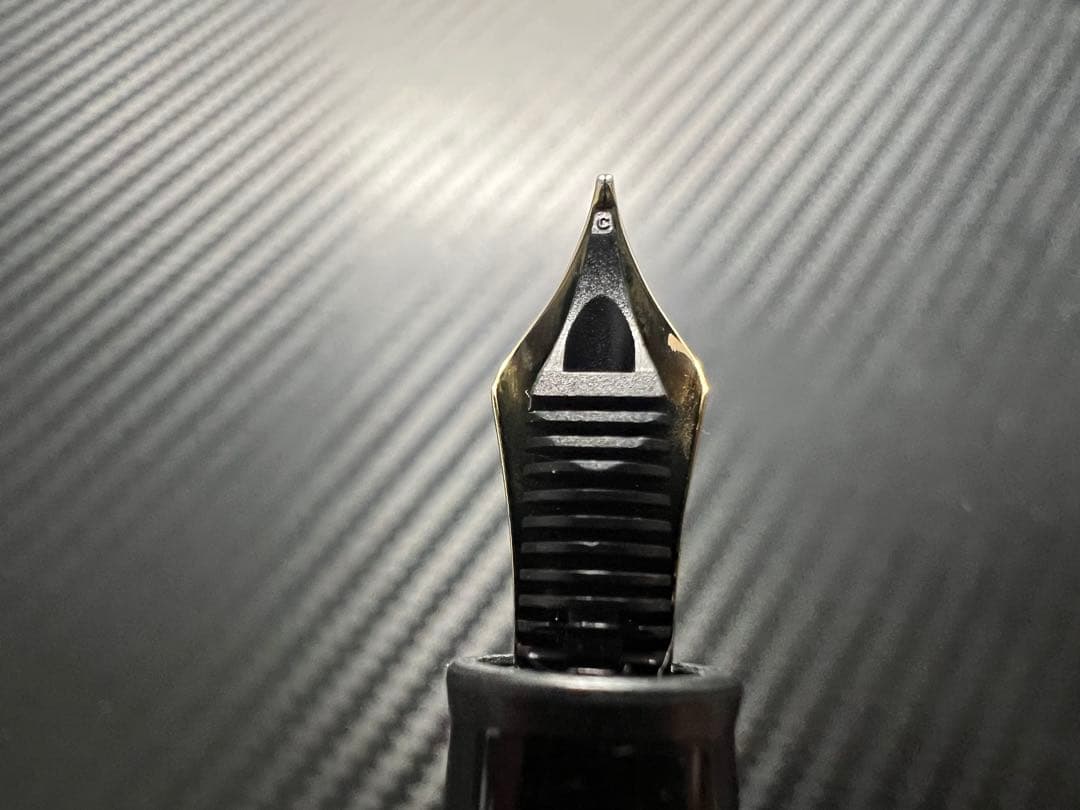 モンブラン 万年筆 P145 プラチナライン F