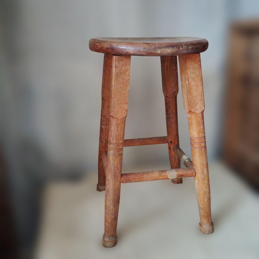 丸椅子　昭和レトロ　アンティーク