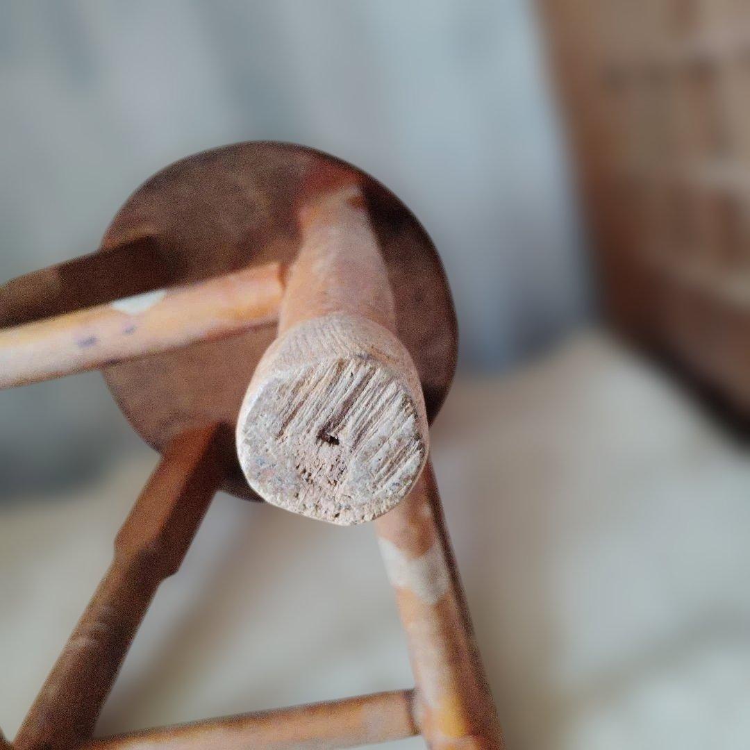 丸椅子　昭和レトロ　アンティーク