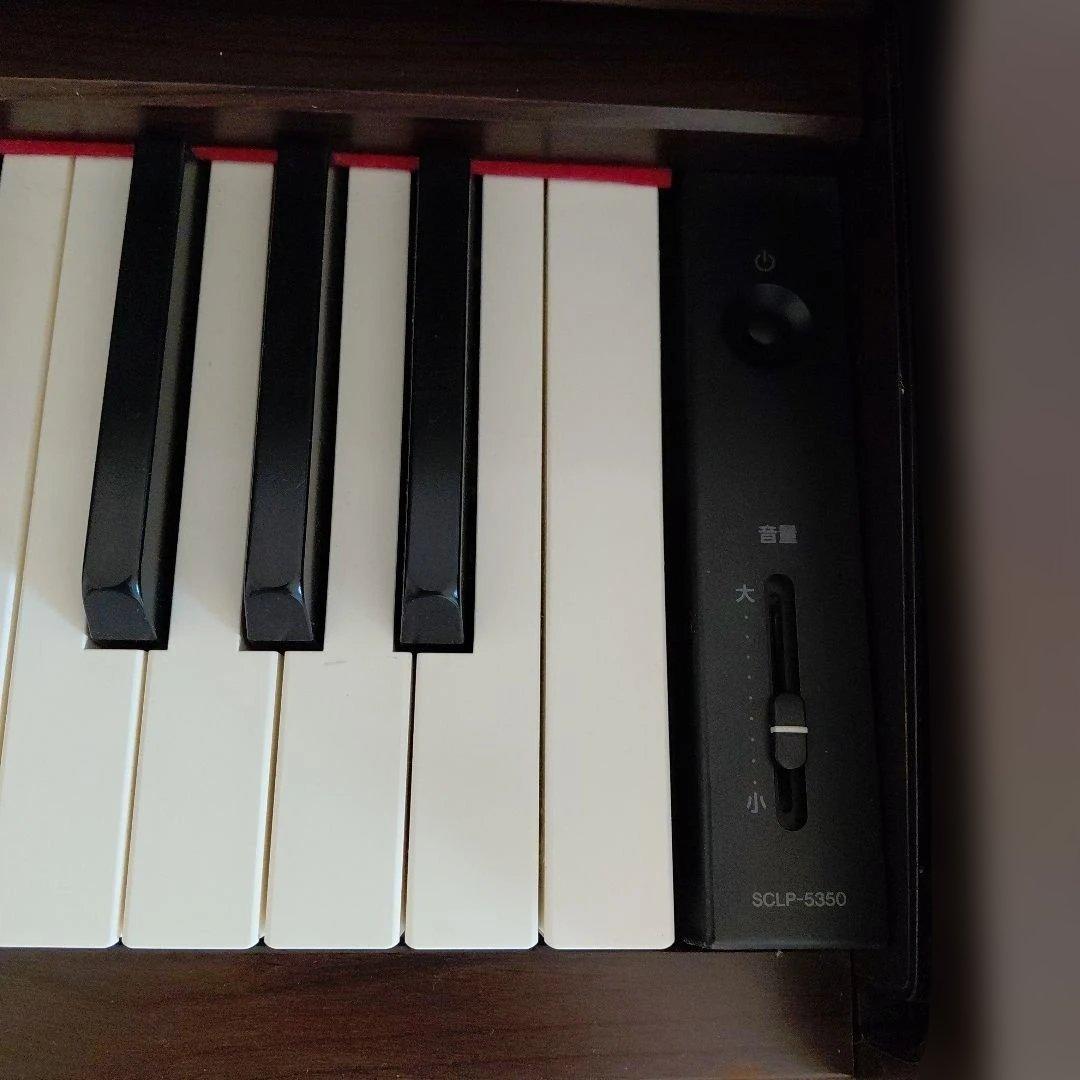 YAMAHA 電子ピアノ ダークブラウン ・ヘッドフォン付き