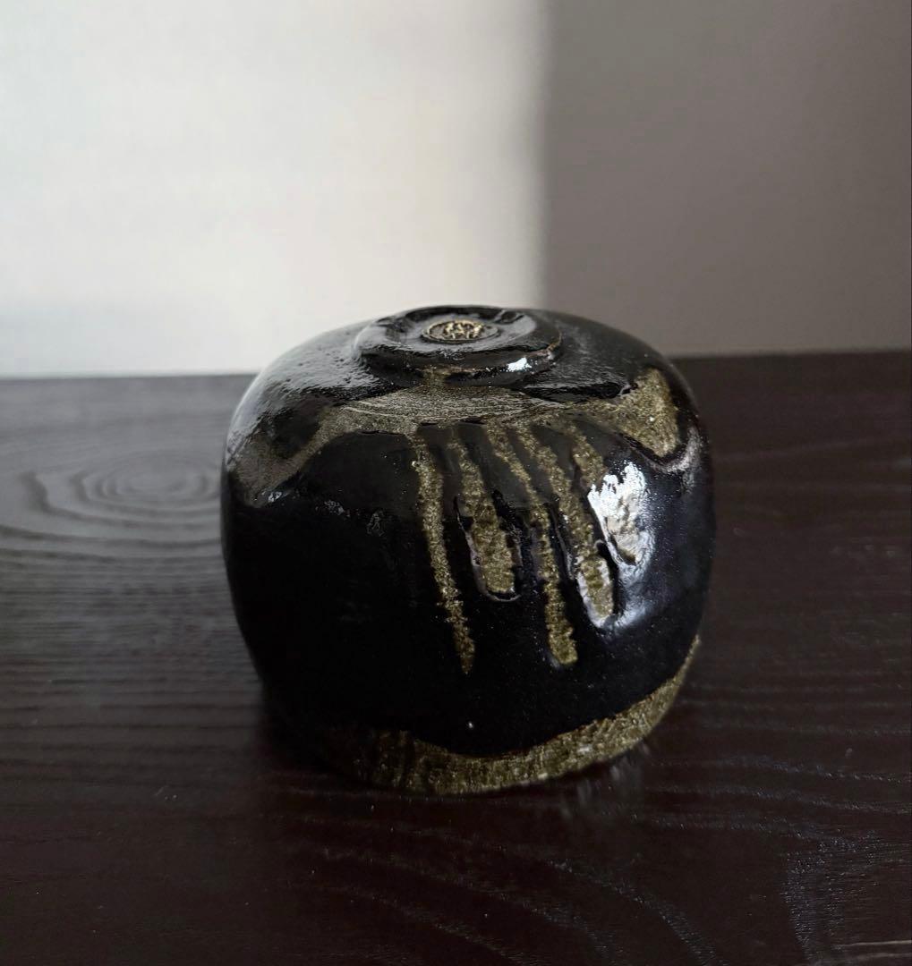 茶道具 黒茶碗 光悦写 雨雲 紫楽造