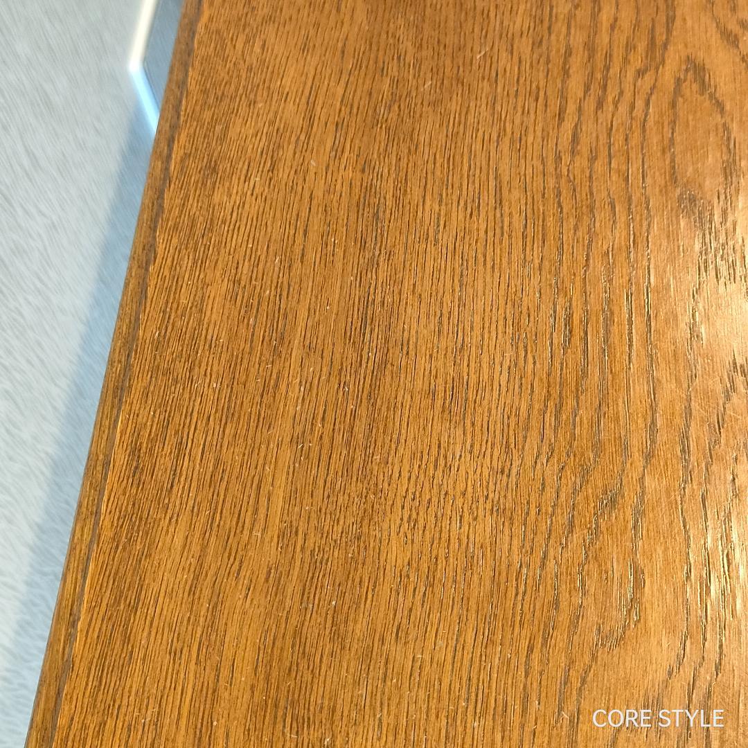 アンティークデスク 片袖机 オーク　ろくろ脚　A33