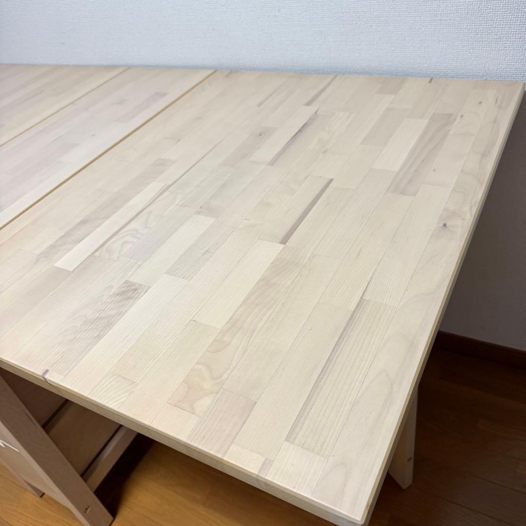 ※ユウ※【ほぼ未使用】IKEA NORDEN ゲートレッグテーブル