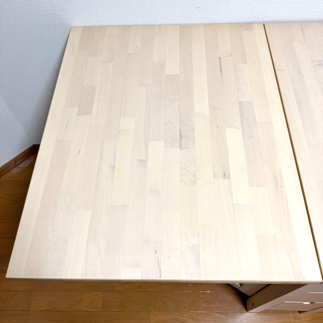 ※ユウ※【ほぼ未使用】IKEA NORDEN ゲートレッグテーブル