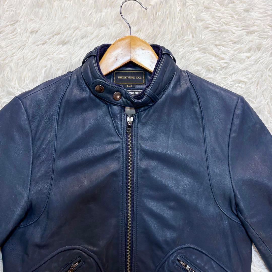ヒステリックグラマー レザージャケット ライダース ローリングストーンズ