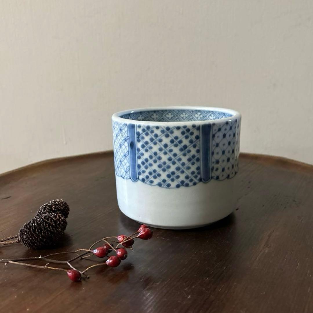 古伊万里染付　火入　江戸時代.明治　骨董品　アンティーク　古道具　白磁　李朝