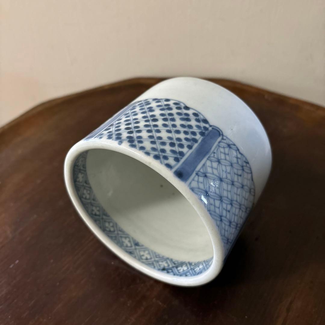 古伊万里染付　火入　江戸時代.明治　骨董品　アンティーク　古道具　白磁　李朝