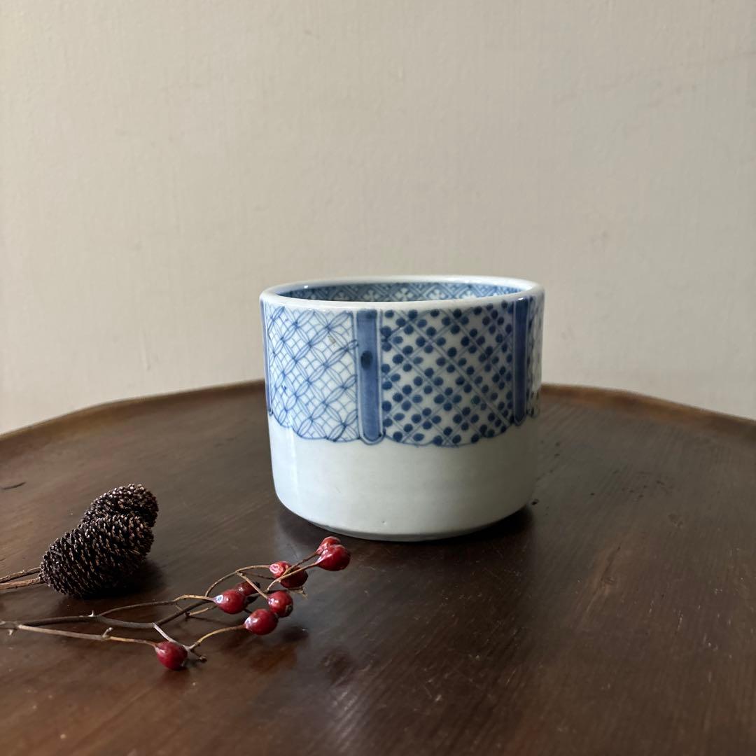 古伊万里染付　火入　江戸時代.明治　骨董品　アンティーク　古道具　白磁　李朝