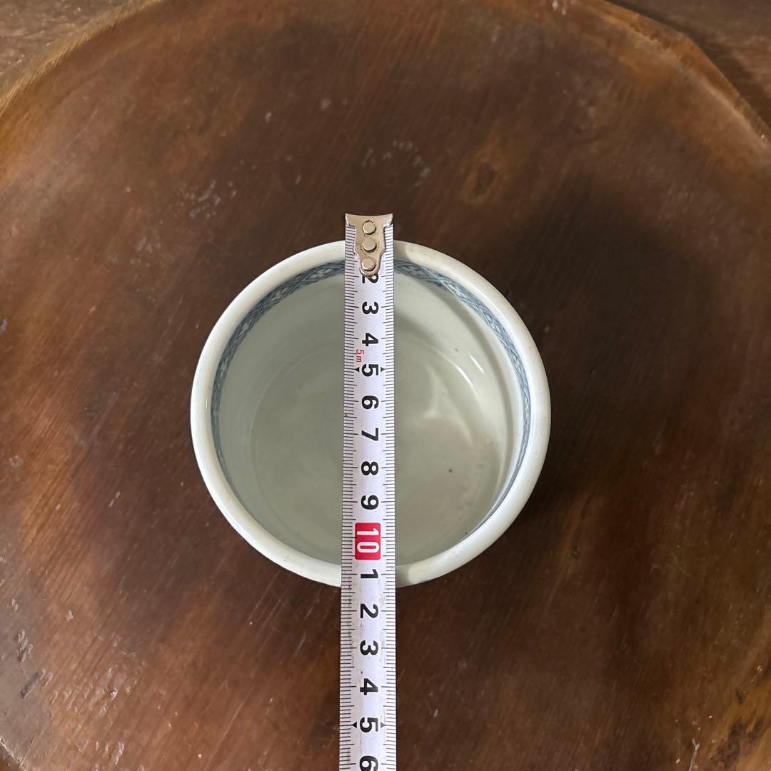 古伊万里染付　火入　江戸時代.明治　骨董品　アンティーク　古道具　白磁　李朝