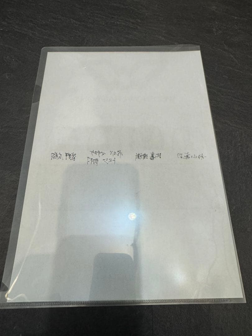 WOLFHOWLHARMONY直筆サインビラレア杉山亮司 比嘉涼樹 ギー沓野広翔