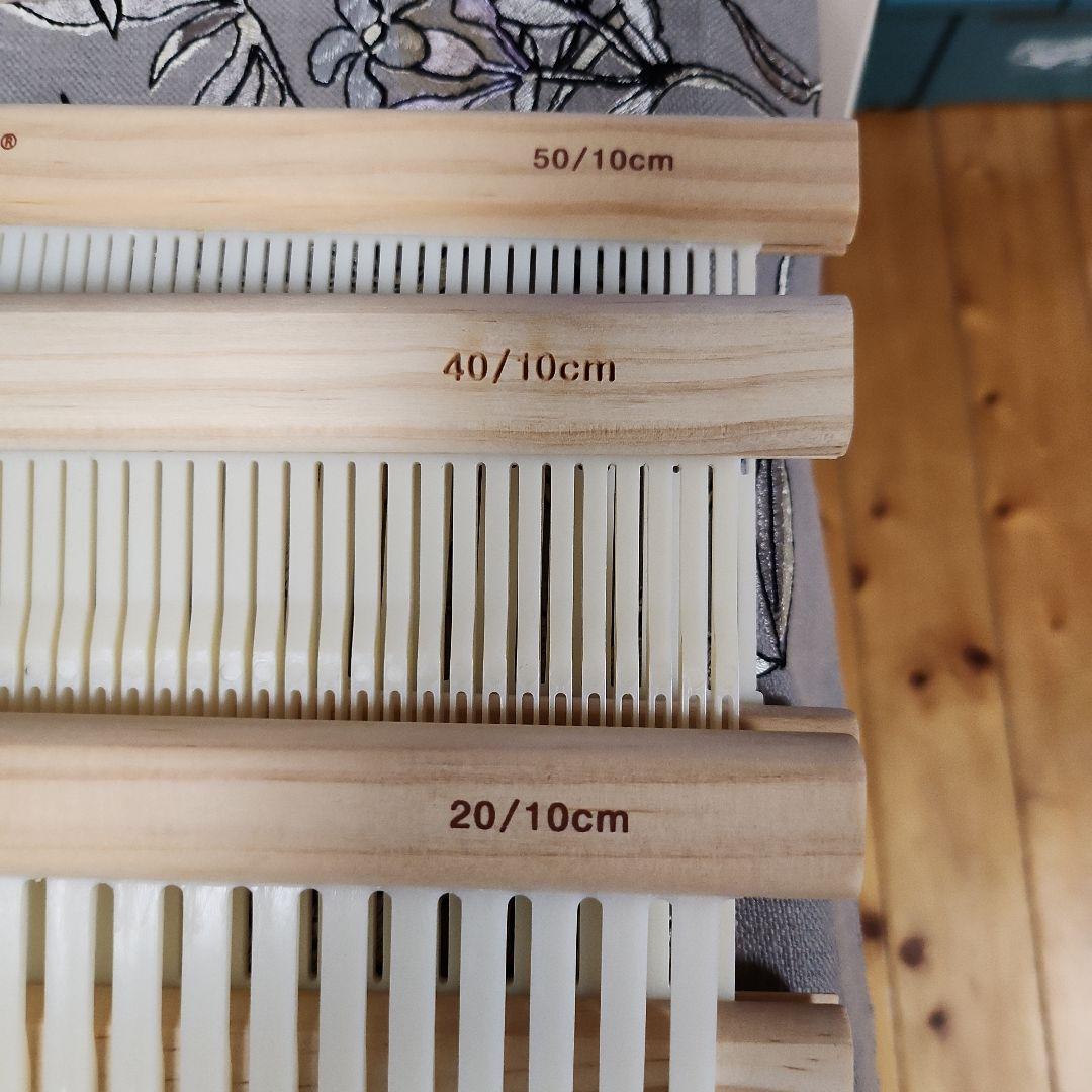 機織り機　卓上アヴリルLoom30　へドル3枚　部品欠品はハンドメイド