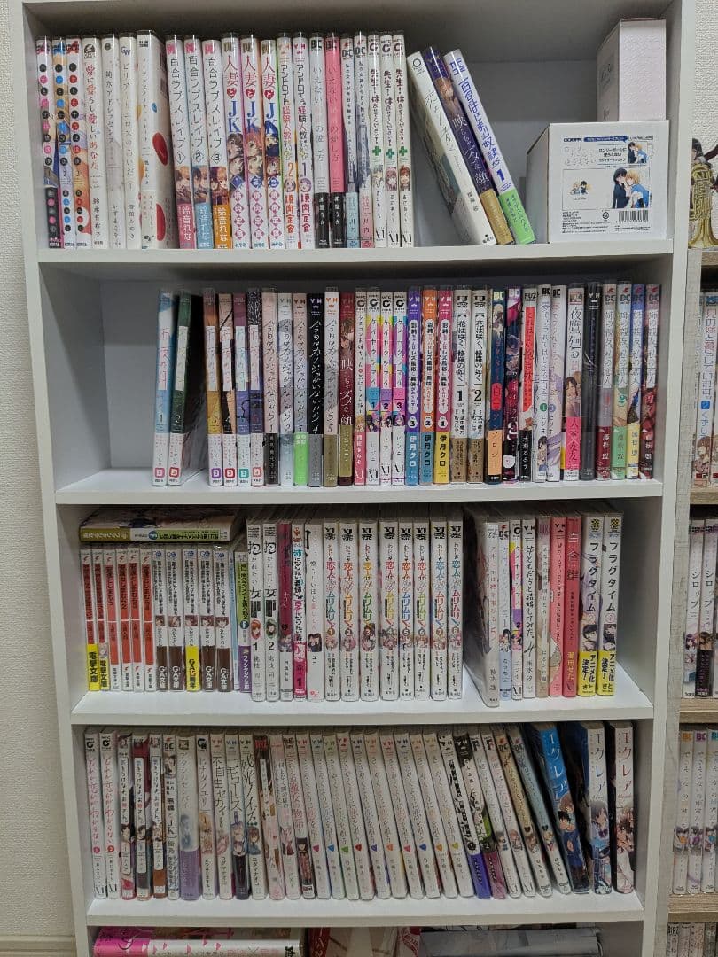 百合コミック。タペストリー、アクリルスタンド、小冊子、クリアファイルのセットです