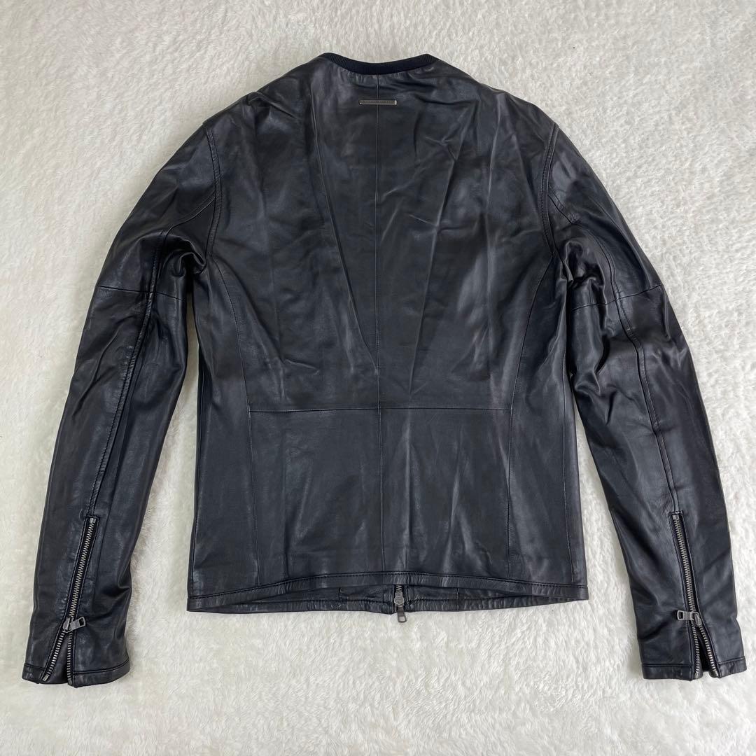 美品✨本革レザージャケット ARMANI EXCANGE ライダース S