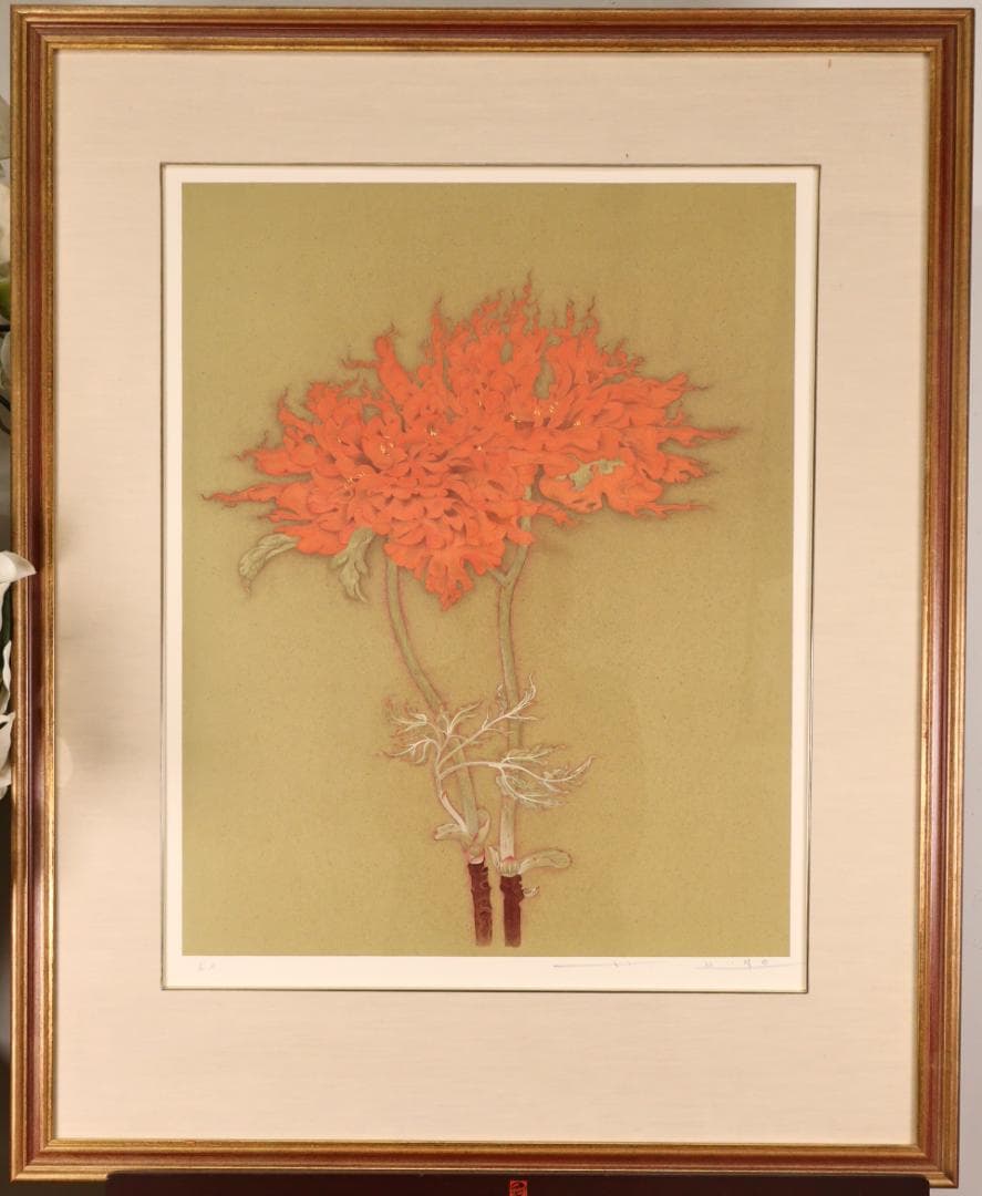 真作　大野俶嵩 「 ギャラクシー 」 リトグラフ　E.A　直筆サイン　BK185