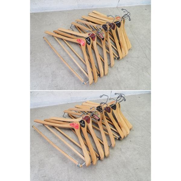 アメリカンヴィンテージ■US■木製ハンガー■10個セット■アパレル/古着屋■