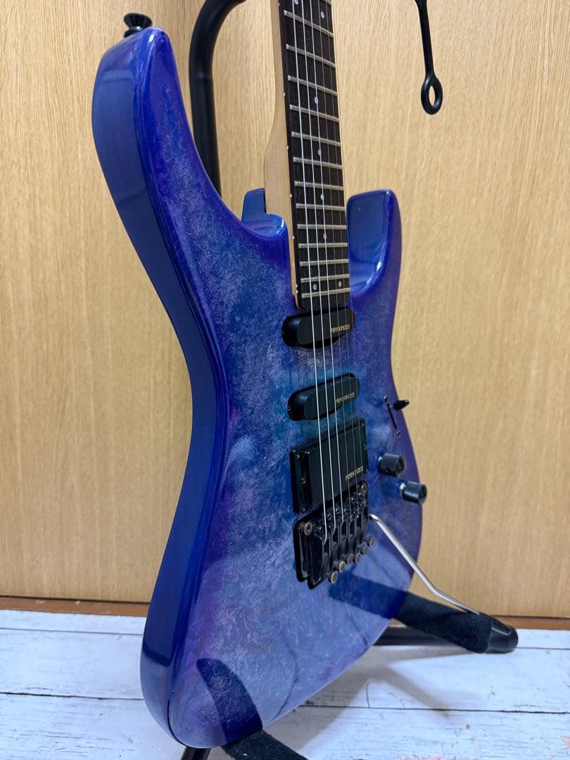 【メンテ済】Fernandes FR-55エレキギターラップ塗装フェルナンデス