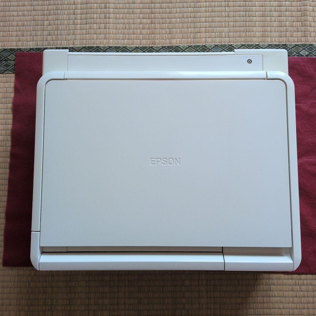 EPSON EP-804AW ホワイトプリンター　ジャンク品　インク　説明書付き