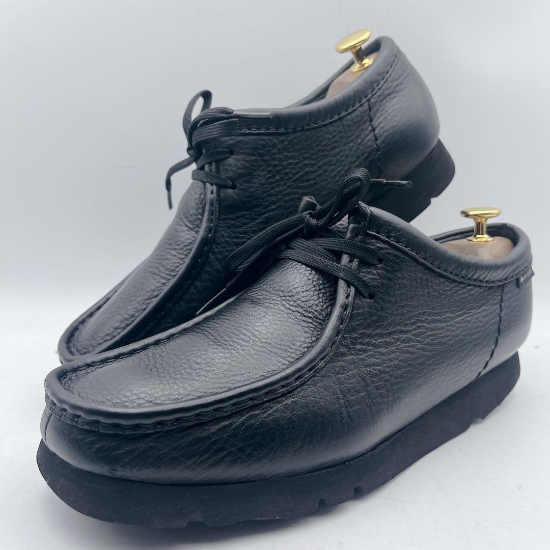 希少✨クラークス ビームス別注 ゴアテックス ビブラム レザー ワラビー 黒