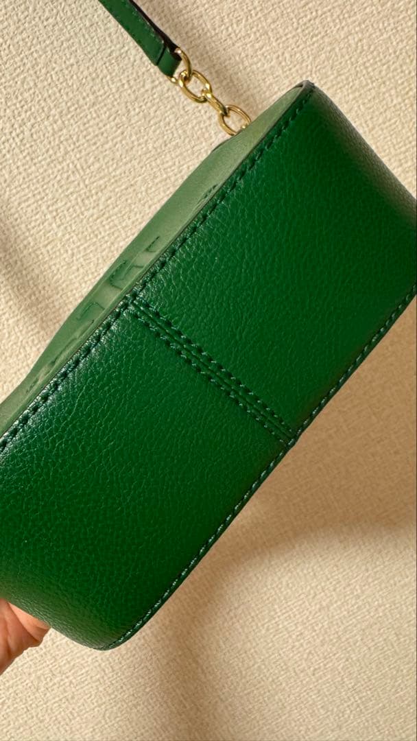 Ralph Lauren ラルフローレン　ショルダーバッグ　レザー　型押し